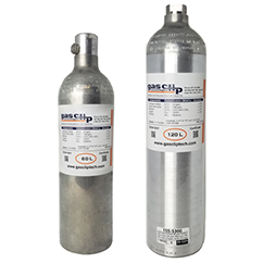 Single Gas Cylinder - H<sub>2</sub>S