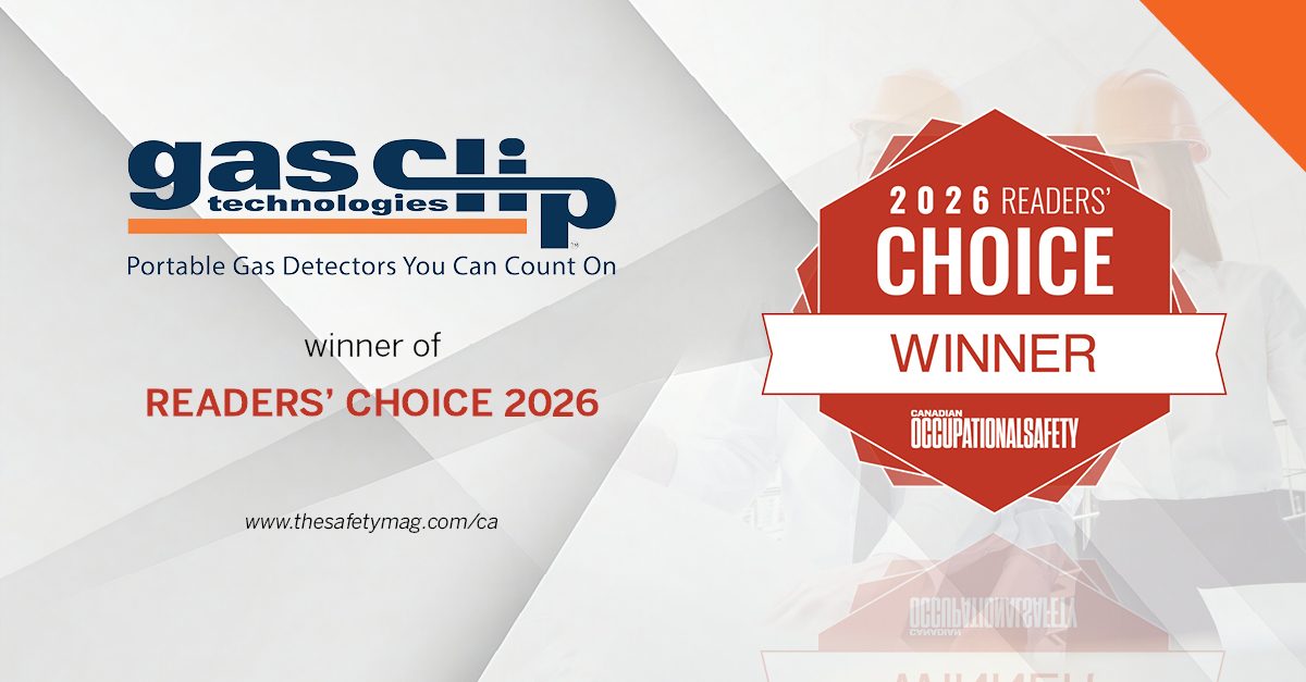 Gas Clip Technologies – lauréat du prix Readers’ Choice 2026 de Canadian Occupational Safety